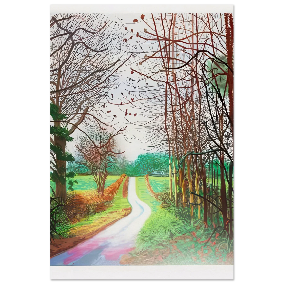 David Hockney: The Arrival of Spring, Waving and the Art of Seasonal Change