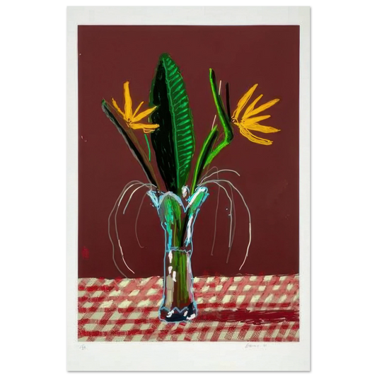 david hockney flowers