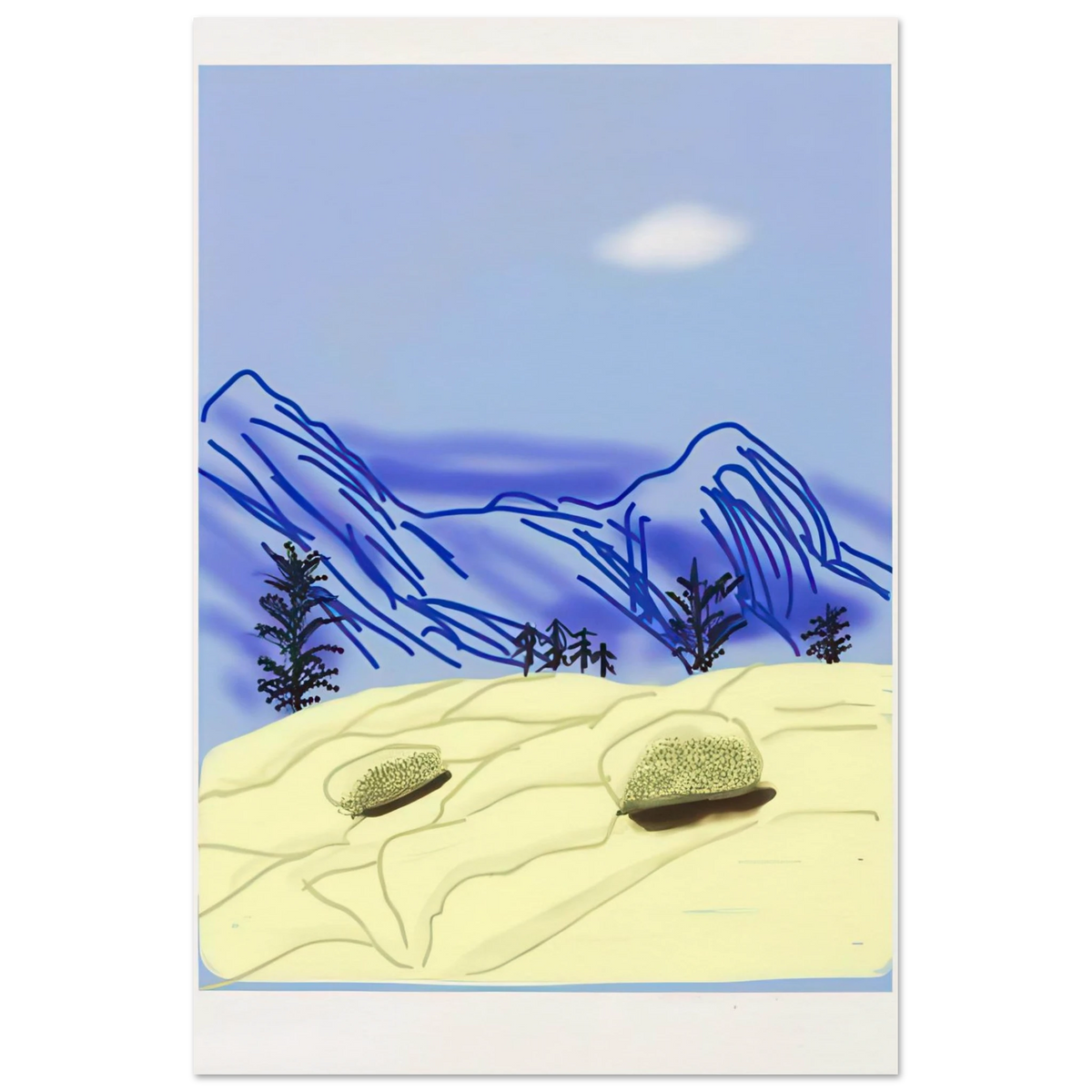 The Yosemite Suite 24 - Signed Print by David Hockney Poster