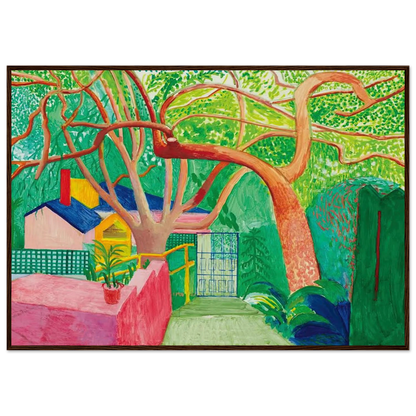 David Hockney The Gate 2000 framed art print