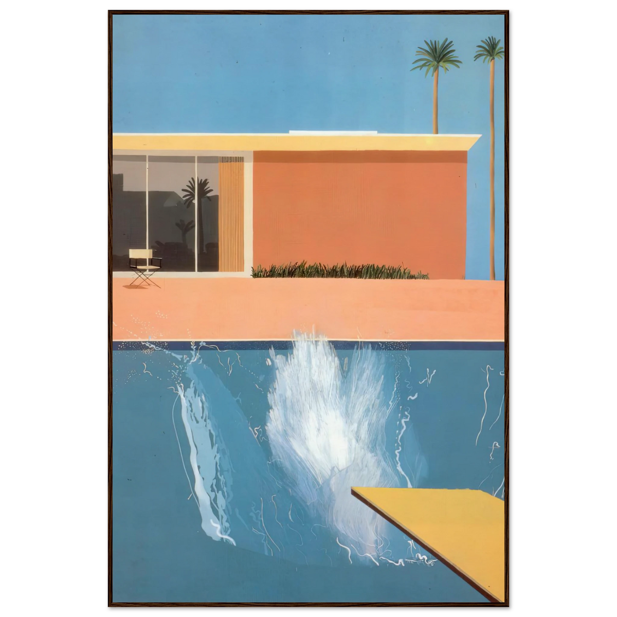 David Hockney A Bigger Splash framed art print