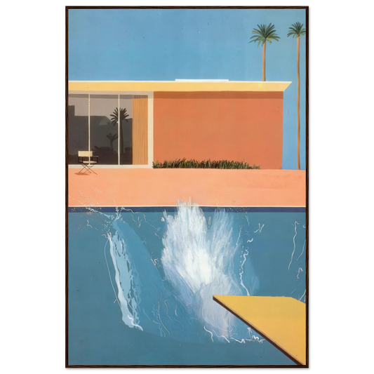 David Hockney A Bigger Splash framed art print