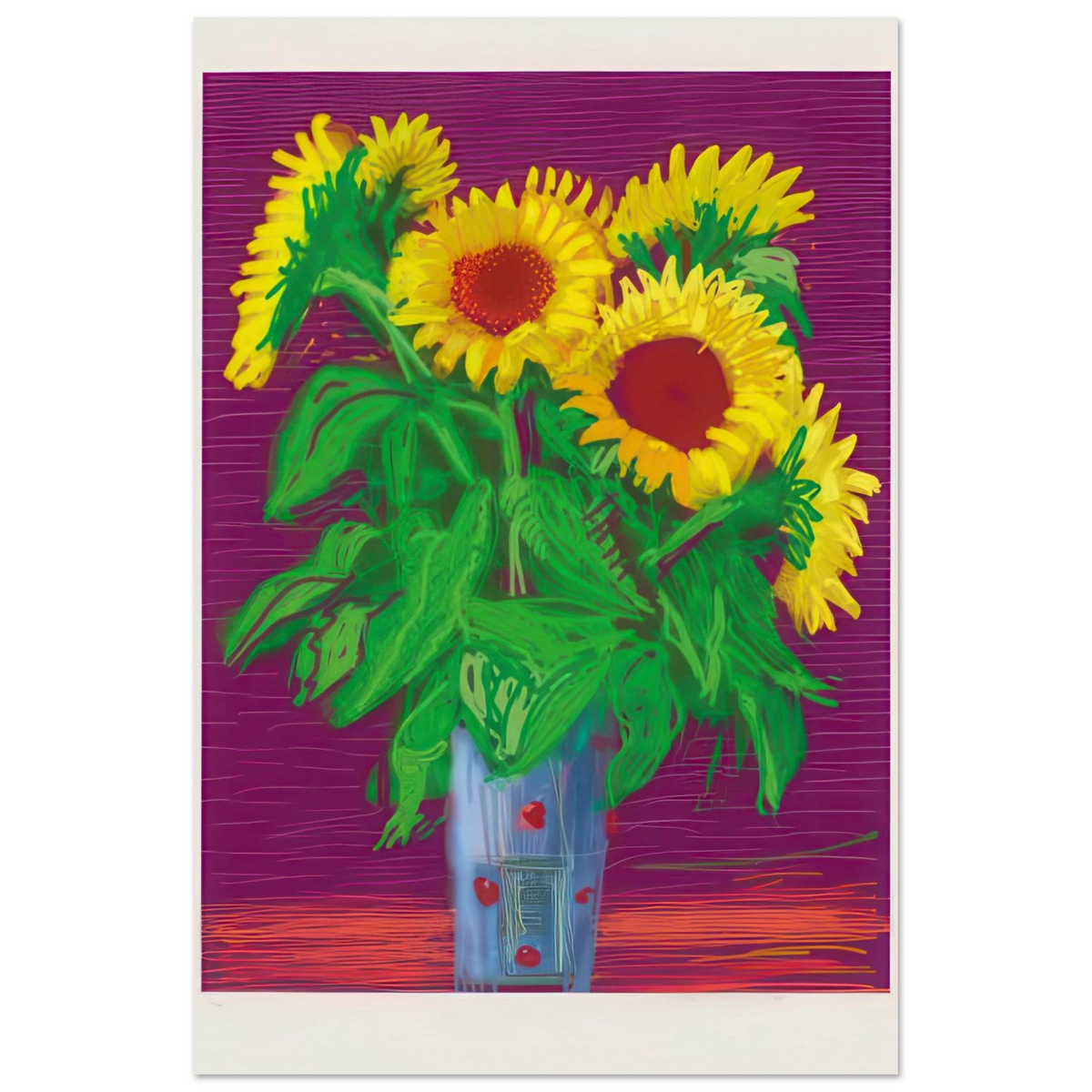 Untitled No. 168 by David Hockney Poster