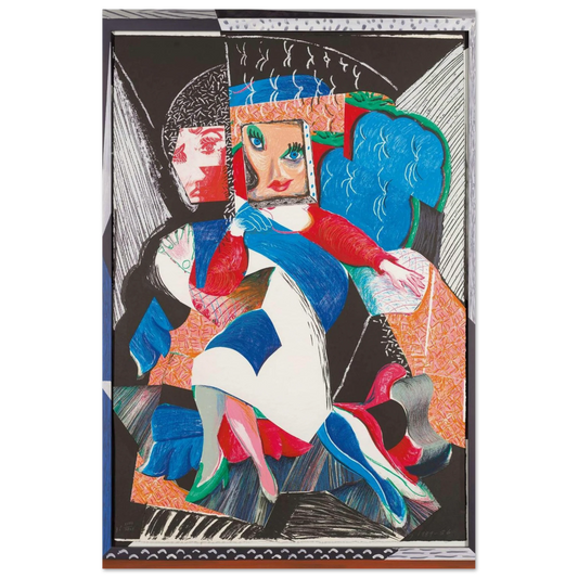 David Hockney une chronologie de ses estampesr Poster