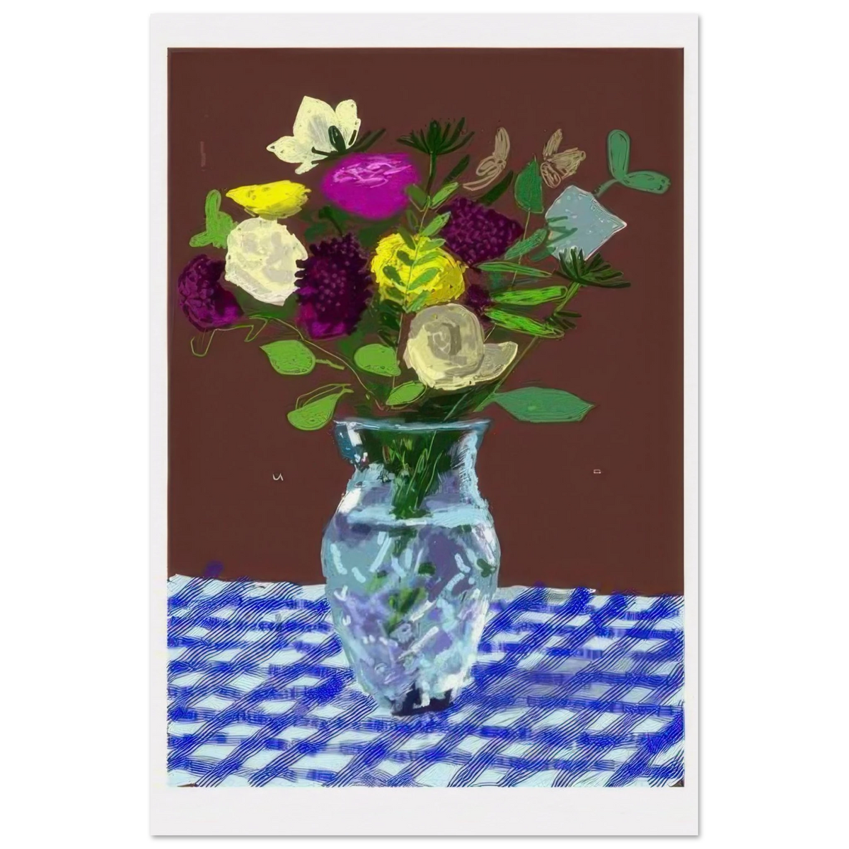 david hockney flowers