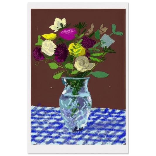 david hockney flowers