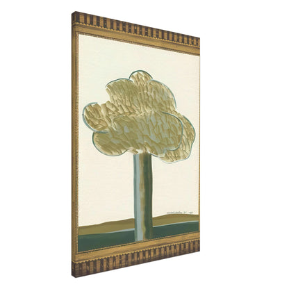 David Hockney, Gold-Framed Landscape No. 2, landscape within an ornate gold frame, canvas print, 70 × 100 cm (28 × 40 in)