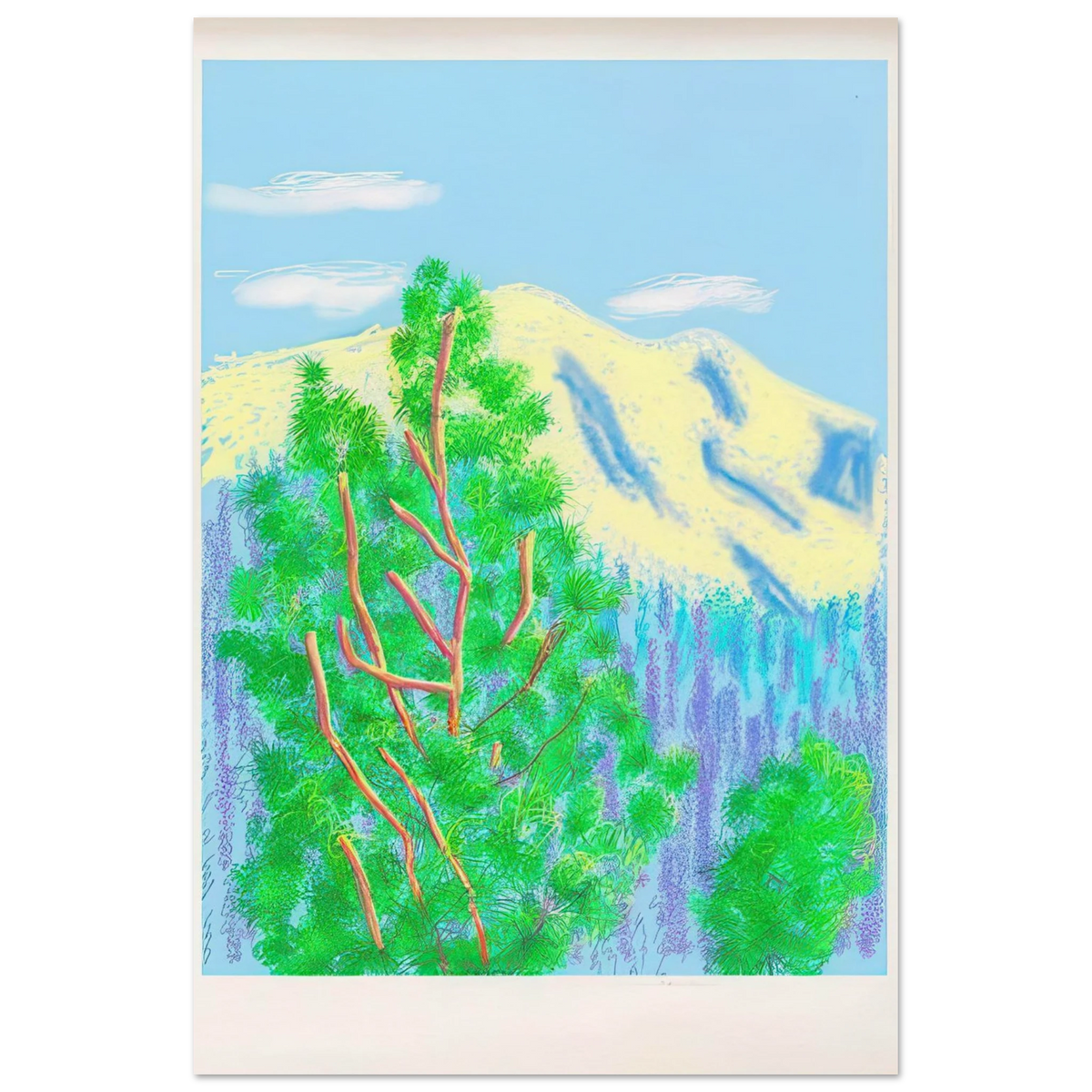 The Yosemite Suite 9 by David Hockney Poster