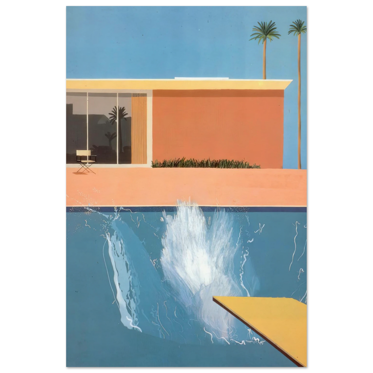 David Hockney A Bigger Splash 1967 poster