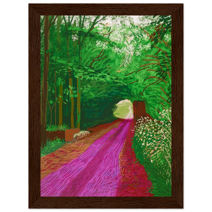 David Hockney The Arrival of Spring in Woldgate 31 May No. 1 framed art print