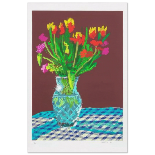 david hockney flowers