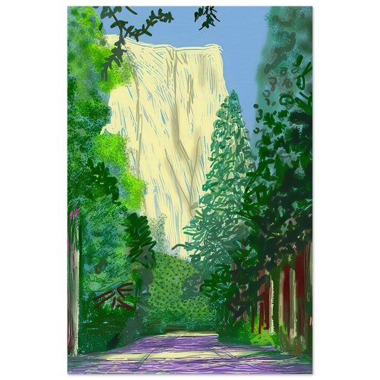 Yosemite II, October 16th 2011 by David Hockney Poster
