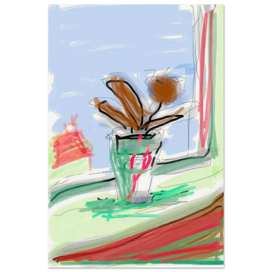 Untitled No. 357  by David Hockney Poster