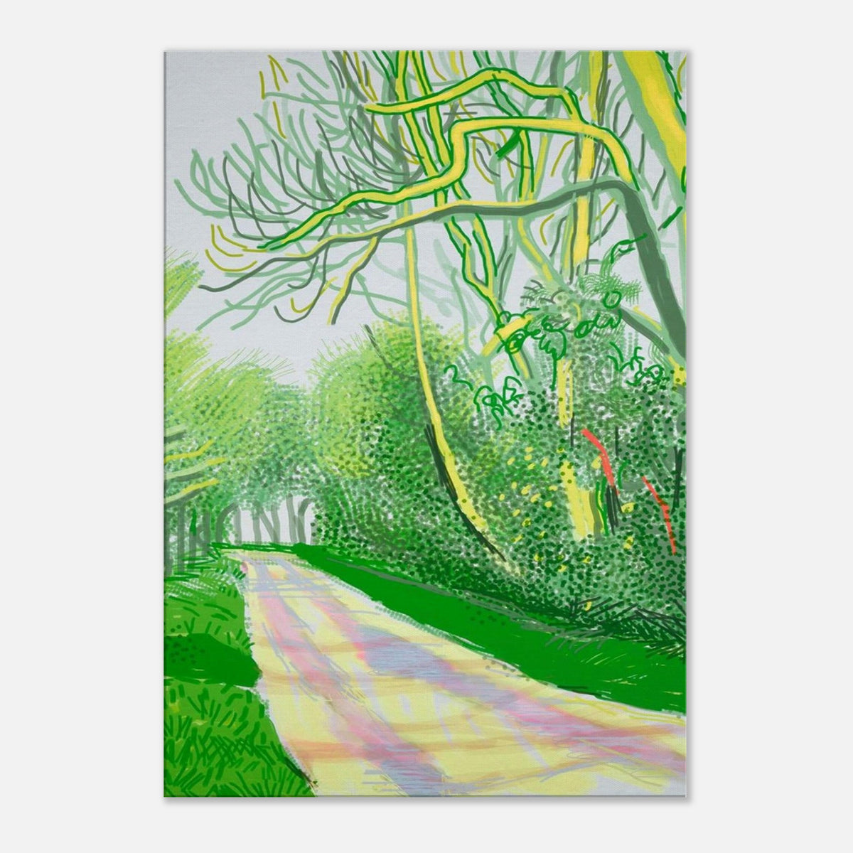 David Hockney, David Hockney Canvas Wall Art, textured canvas wall art, canvas print