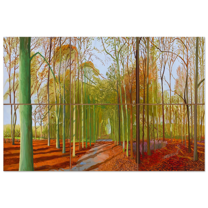 David Hockney Woldgate Woods poster