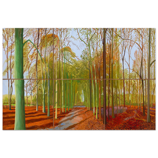 David Hockney Woldgate Woods poster
