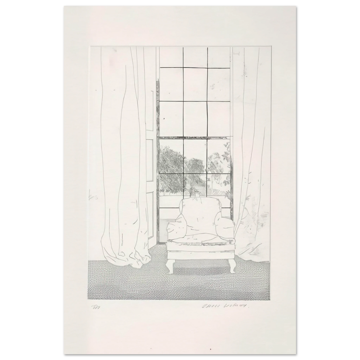 Home by David Hockney print Poster