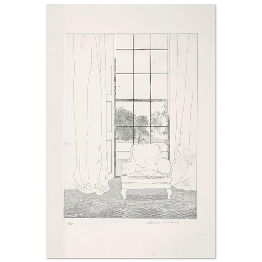 Home by David Hockney print Poster