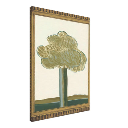David Hockney, Gold-Framed Landscape No. 2, landscape within an ornate gold frame, canvas print, 60 × 75 cm (24 × 30 in)