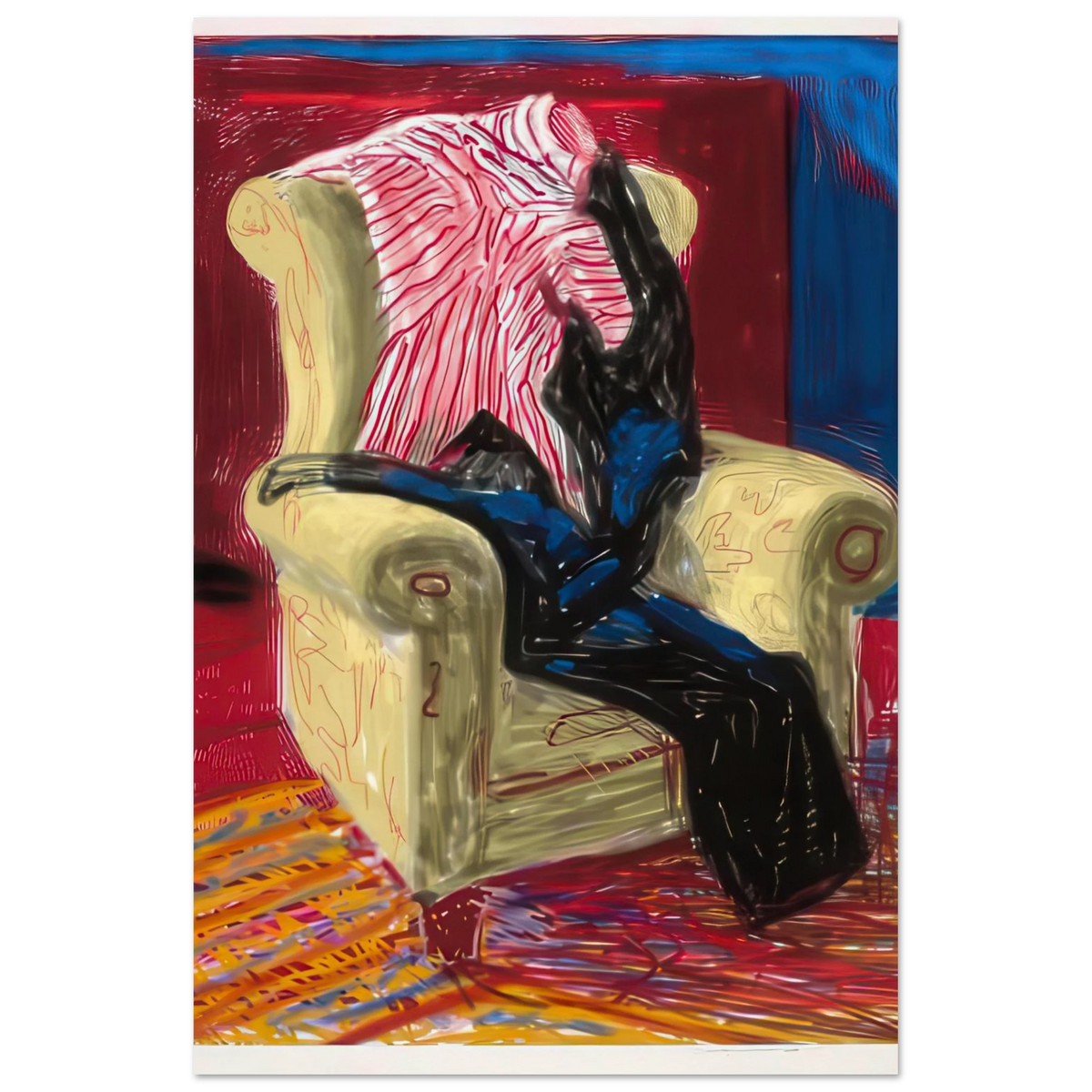 Untitled No. 311 by David Hockney Poster