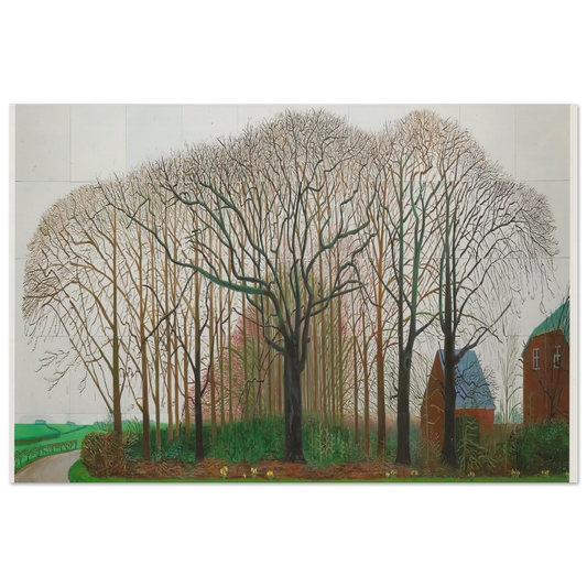 David Hockney Bigger Trees Near Warter poster
