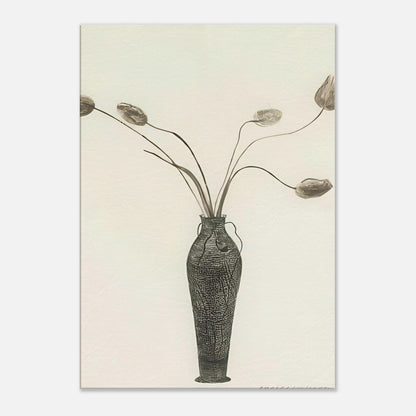 David Hockney, Tulips, colourful tulip still life, canvas print