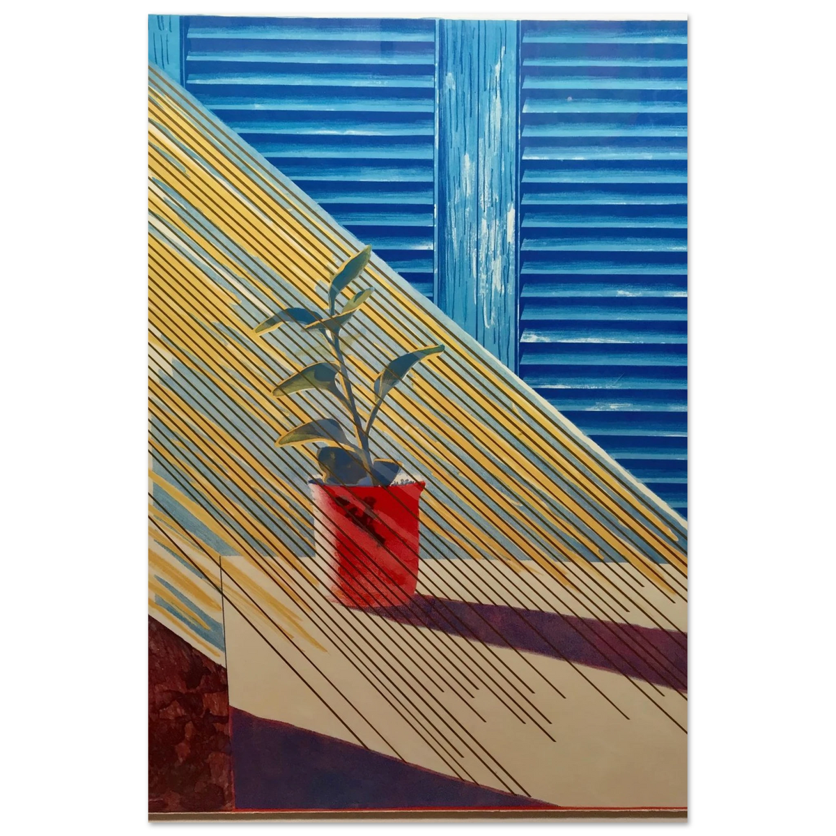 David Hockney Sun Weather Series poster