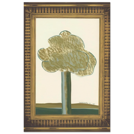 Picture Of A Landscape In An Elaborate Gold Frame, 2  by David Hockney