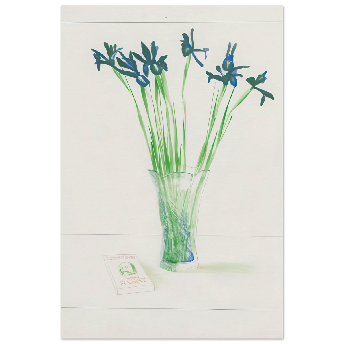Still Life With Book by David Hockney Poster