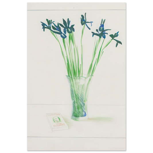 Still Life With Book by David Hockney Poster