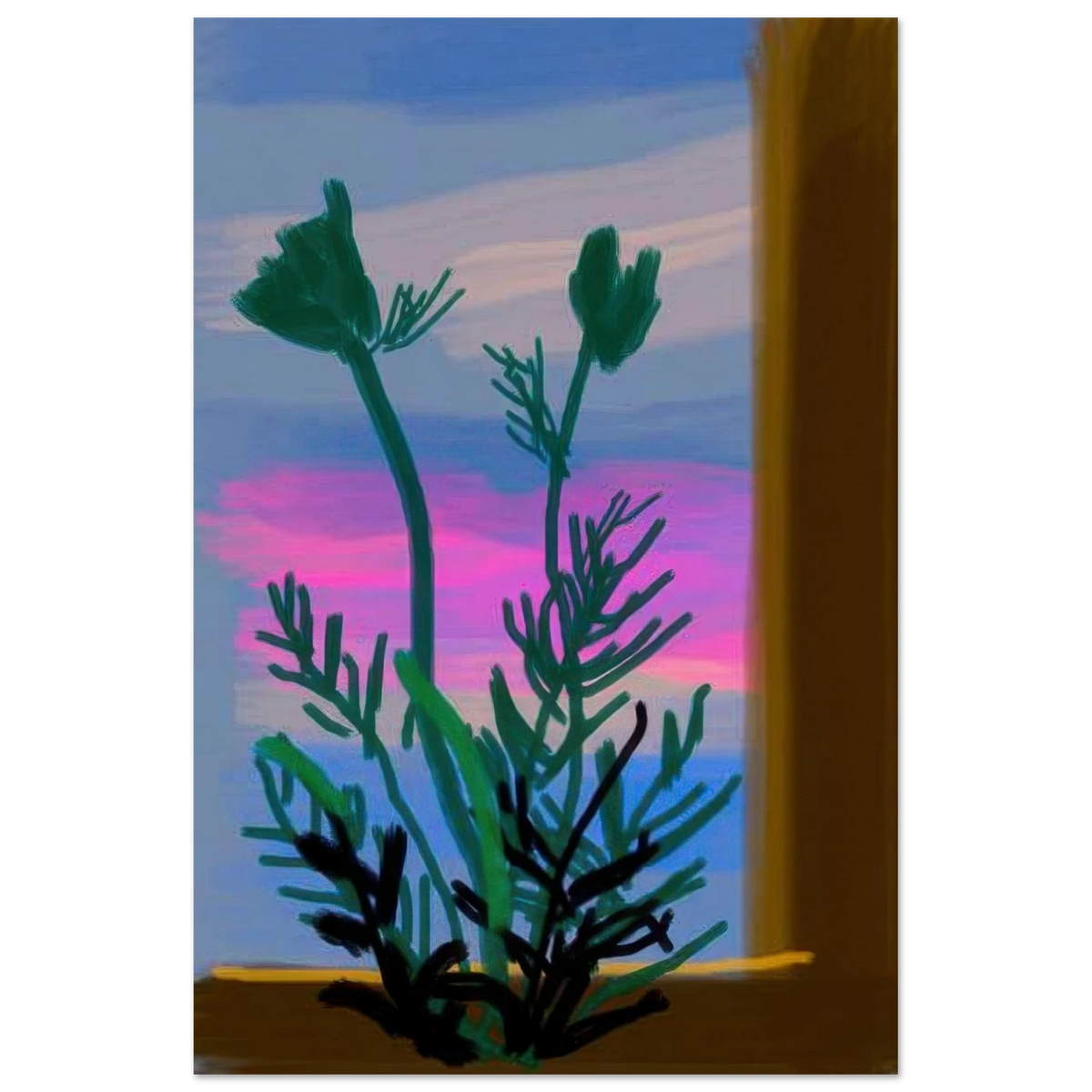 Untitled No. 471 by David Hockney Poster