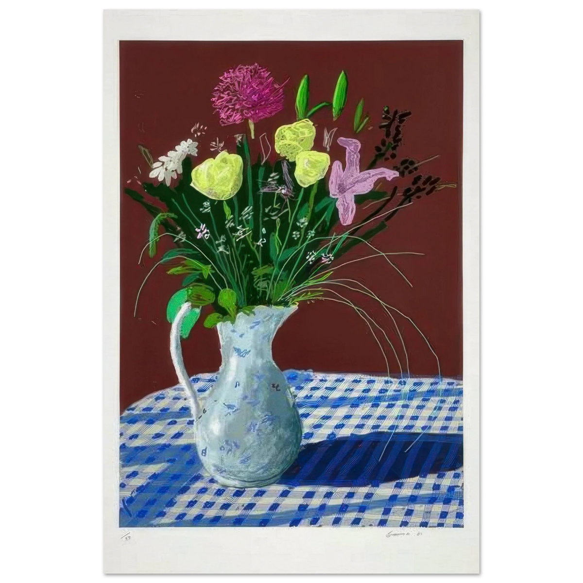 david hockney flowers