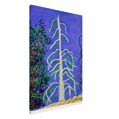 David Hockney, The Yosemite Suite, Yosemite mountains and lush green forests, canvas print, 50 × 60 cm (20 × 24 in)