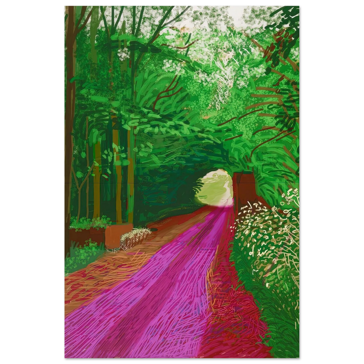 David Hockney The Arrival of Spring in Woldgate 31 May No. 1 poster