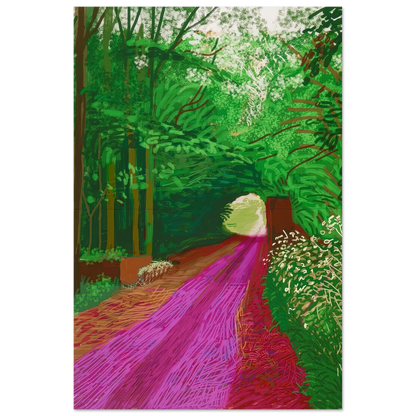 David Hockney The Arrival of Spring in Woldgate 31 May No. 1 poster