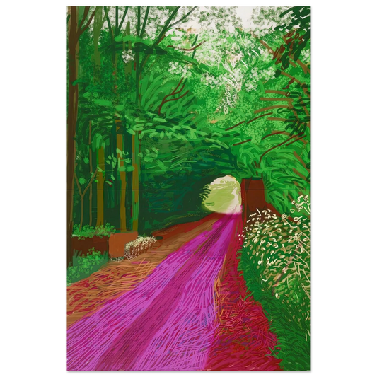 David Hockney The Arrival of Spring in Woldgate 31 May No. 1 poster