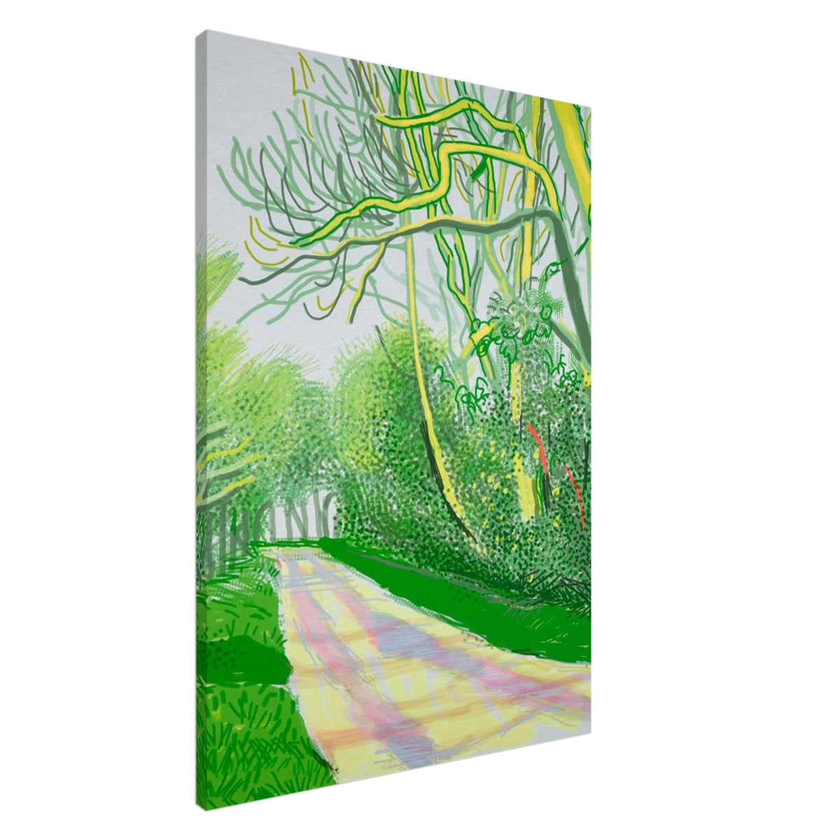 David Hockney, David Hockney Canvas Wall Art, textured canvas wall art, canvas print, 20 × 25 cm (8 × 10 in)