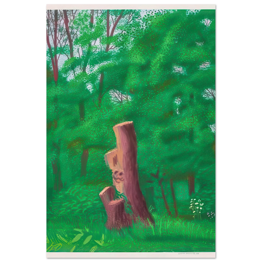The Arrival Of Spring In Woldgate, East Yorkshire In 2011 (twenty eleven) - 22 May by David Hockney Poster