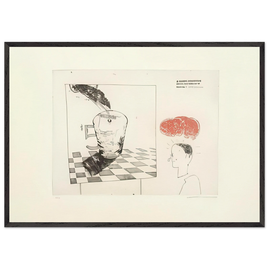Disintegration - Signed Print by David Hockney