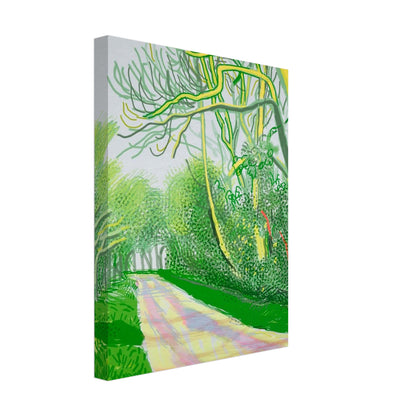 David Hockney, David Hockney Canvas Wall Art, textured canvas wall art, canvas print, 30 × 30 cm (12 × 12 in)