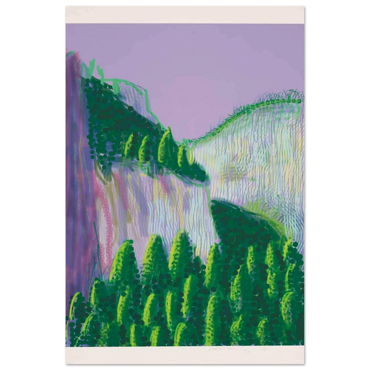 A Closer Look at David Hockney’s Yosemite Suite Poster