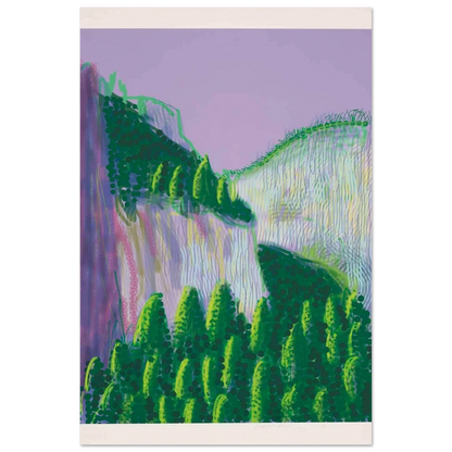 A Closer Look at David Hockney’s Yosemite Suite Poster