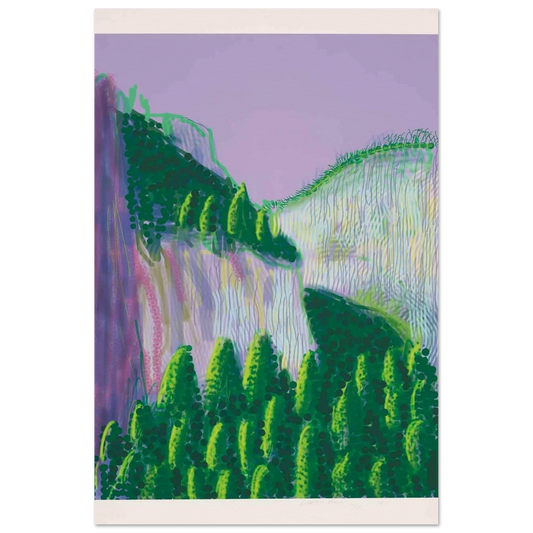 A Closer Look at David Hockney’s Yosemite Suite Poster