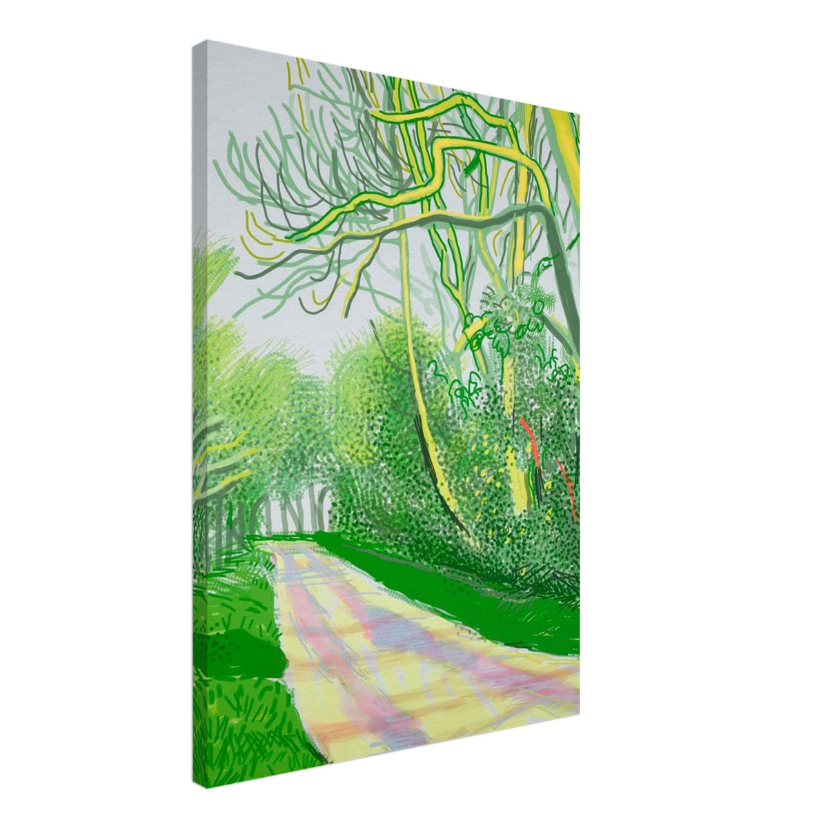 David Hockney, David Hockney Canvas Wall Art, textured canvas wall art, canvas print, 60 × 75 cm (24 × 30 in)