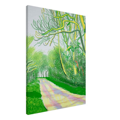 David Hockney, David Hockney Canvas Wall Art, textured canvas wall art, canvas print, 50 × 50 cm (20 × 20 in)