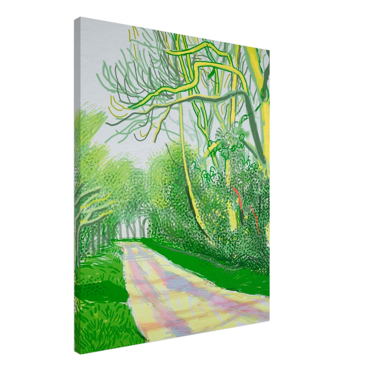 David Hockney, David Hockney Canvas Wall Art, textured canvas wall art, canvas print, 45 × 60 cm (18 × 24 in)