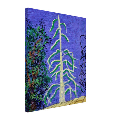 David Hockney, The Yosemite Suite, Yosemite mountains and lush green forests, canvas print, 70 × 100 cm (28 × 40 in)