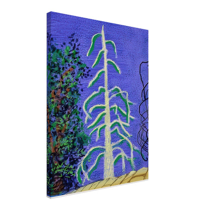 David Hockney, The Yosemite Suite, Yosemite mountains and lush green forests, canvas print, 50 × 75 cm (20 × 30 in)