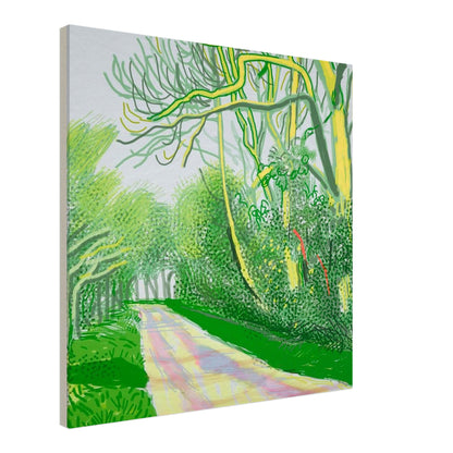 David Hockney, David Hockney Canvas Wall Art, textured canvas wall art, canvas print, 60 × 60 cm (24 × 24 in)