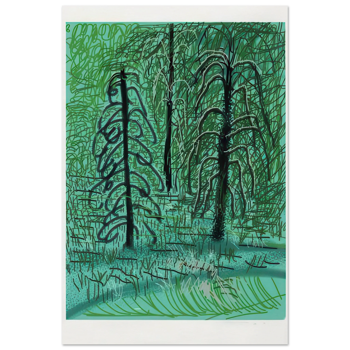 The Yosemite Suite 16 - Signed Print by David Hockney Poster